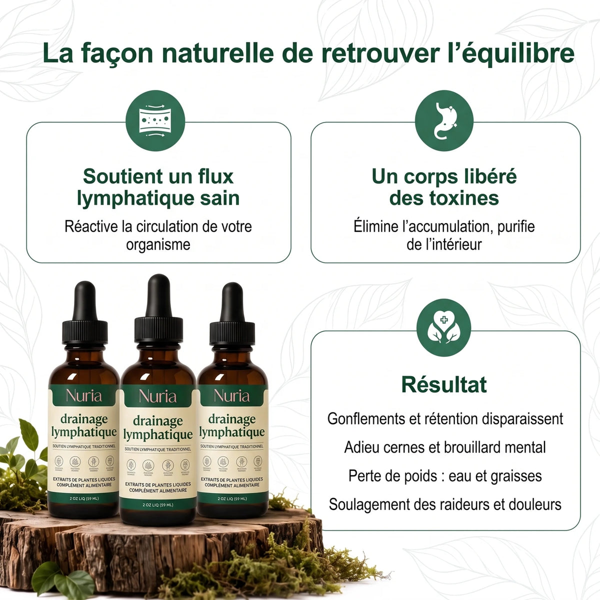 Drainage lymphatique Nuria – Gouttes naturelles