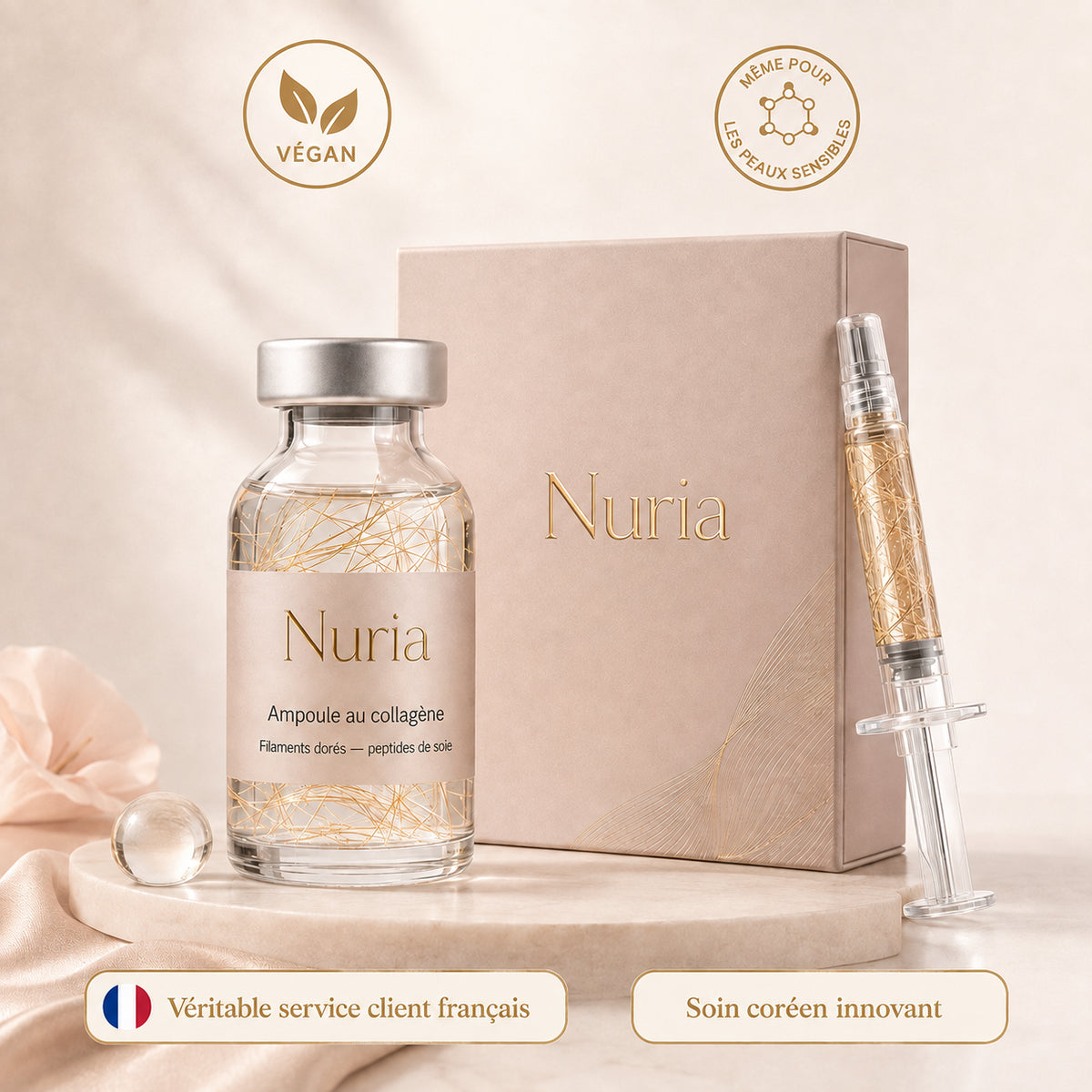 Nuria - Sérum coréen à effet liftant dès la première application
