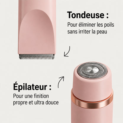 TONDEUSE 2 EN 1 NURIA™ POUR LE MAILLOT ET POUR LE CORPS