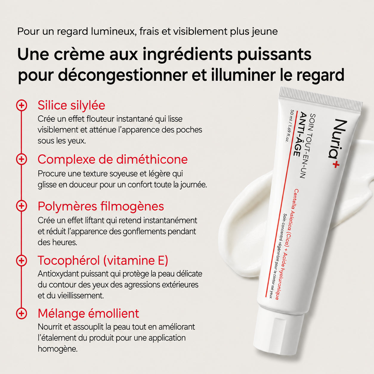 Crème anti-âge Nuria™ (Tout-en-un)