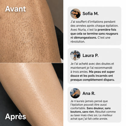 TONDEUSE 2 EN 1 NURIA™ POUR LE MAILLOT ET POUR LE CORPS